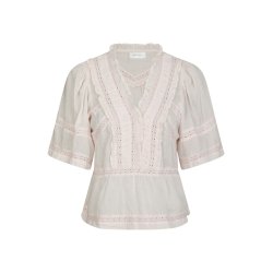 Neo Noir - Evienne S Voile Top - Light Pink