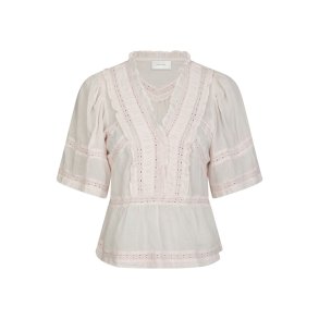 Neo Noir - Evienne S Voile Top - Light Pink