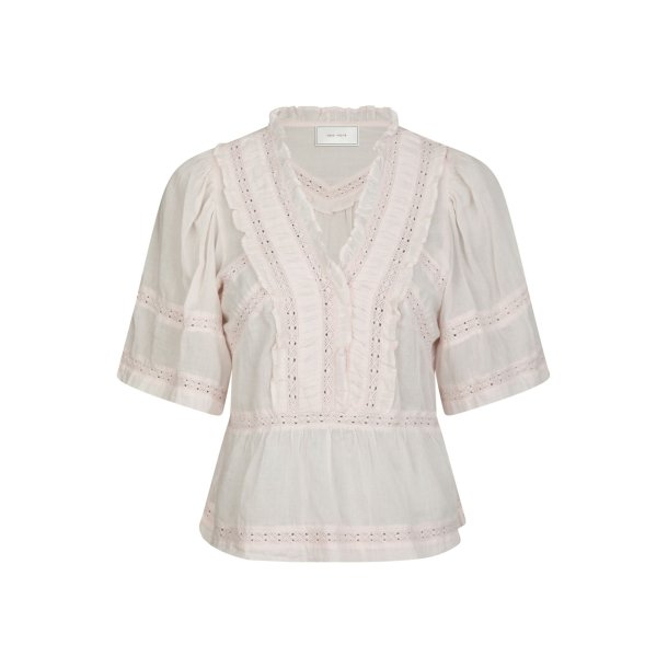 Neo Noir - Evienne S Voile Top - Light Pink
