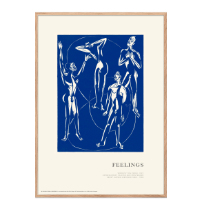 Permild og Rosengreen - Indrammet Plakat - Ernst Ludwig Kirchner, Feelings -  OBS: SENDES IKKE