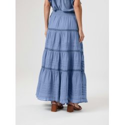 Neo Noir - Nederdel Felicia S Voile - Smoke Blue