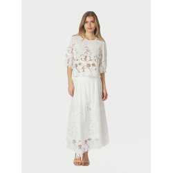 Neo Noir - Fia Embrodery Blouse - White