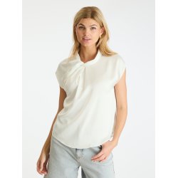 Neo Noir - Bluse - Fleur Drapy Satin Blouse - Off White