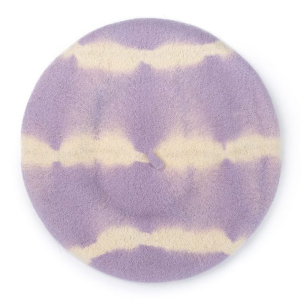 Sui Ava - Baret - Flora Tie Dye Baret - Pastel Lilac