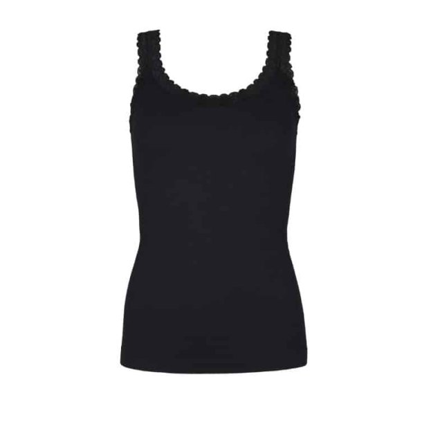 Tim &amp; Simonsen - Rib top - Frida Sort