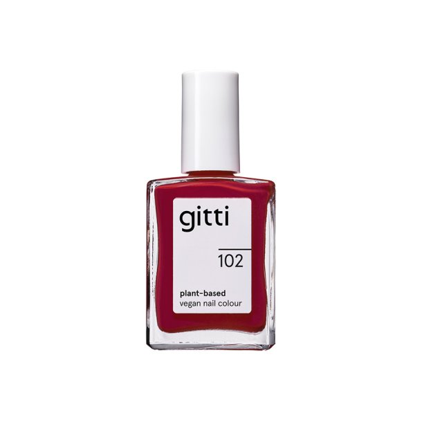 Gitti - Neglelak 102 - Classic Red, 15 ml