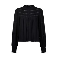 Neo Noir -  Skjortebluse - Gable Blouse - Black