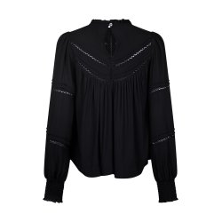 Neo Noir -  Skjortebluse - Gable Blouse - Black