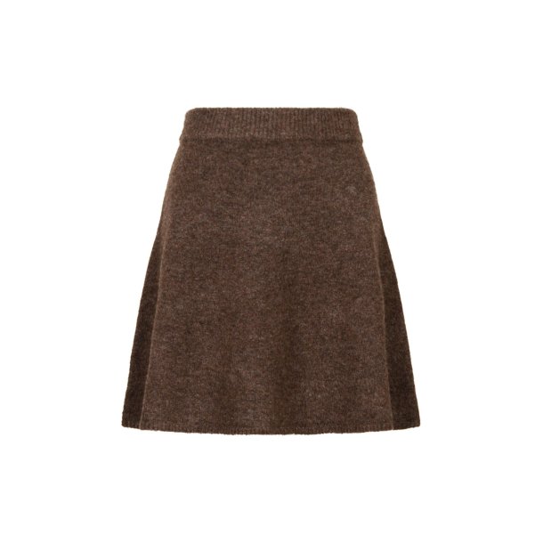 Neo Noir - Nederdel Gisa Knit - Brown Melange