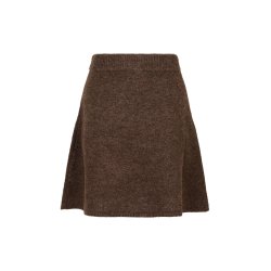 Neo Noir - Nederdel Gisa Knit - Brown Melange
