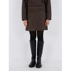 Neo Noir - Nederdel Gisa Knit - Brown Melange