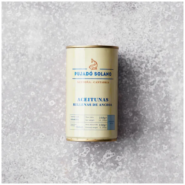 Gr�ndals - Oliven fyldt med ansjos