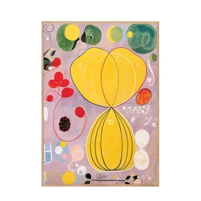 Permild og Rosengreen - Indrammet Plakat - Hilma af Klint  OBS: SENDES IKKE