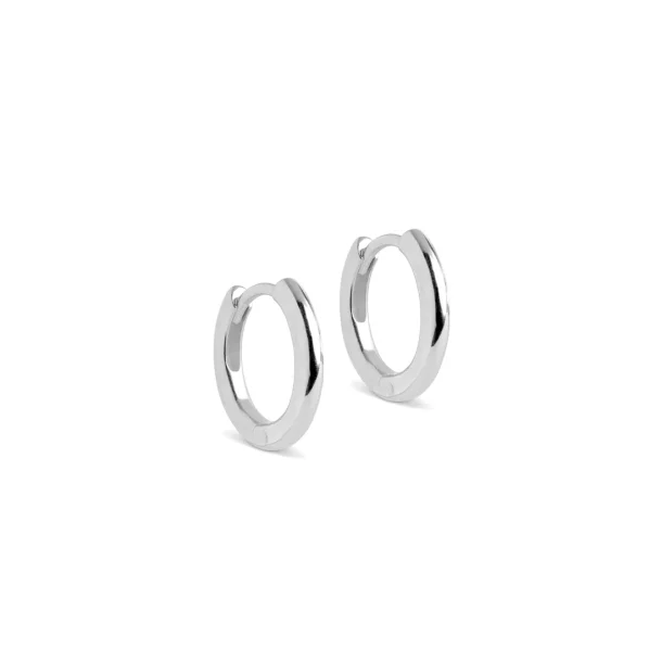 Enamel - Hoops Chunky Classic - Slv