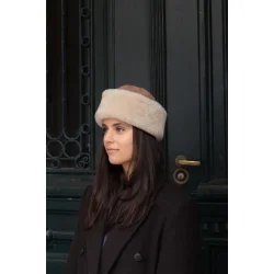 Beck S�ndergaard - Hue - Dora Shearling Hat - Lysebrun