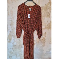 Relove And Roses - Kimono Kjole Nelly - Orange Sort