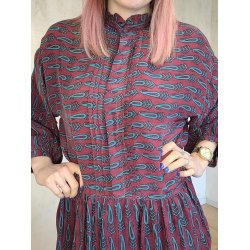 Relove And Roses - Kjole Sana - Bordeaux