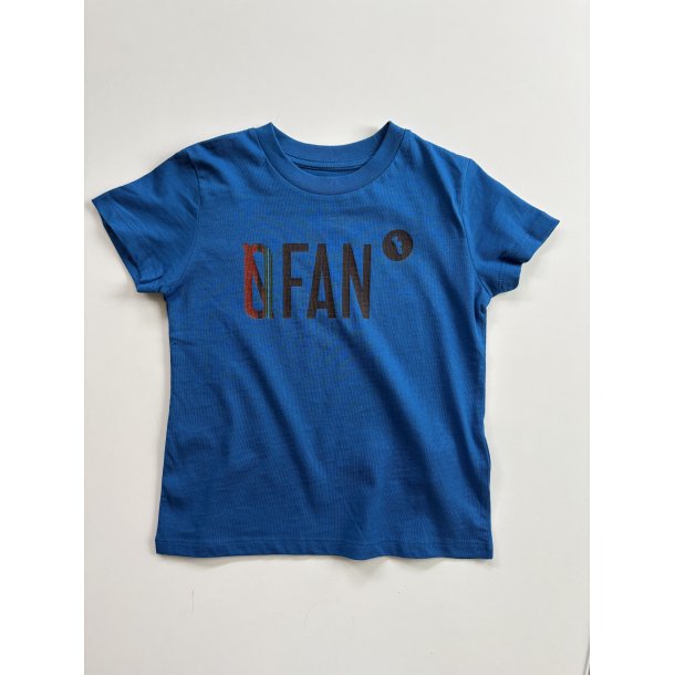 FAN - T-shirt brn - Klar bl