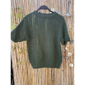 Coffee Beanies - Ida Short sleeved  Fluffy Alpaca - Bottle Green
