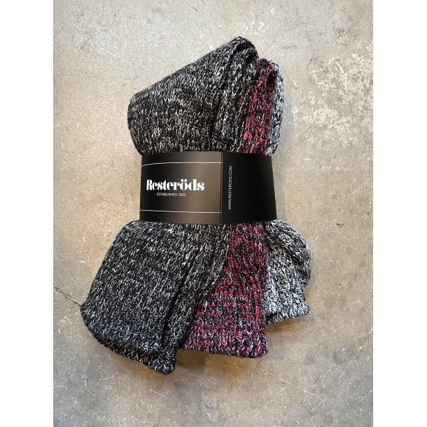 Resterds - Sokker - 3 pk. Ragsokker Multicolour 40-45