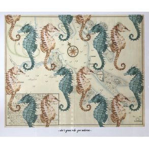 Studio Sumo - Plakat, Whos gonna ride your seahorses - 30 x 40 cm. OBS: KUN I BUTIK