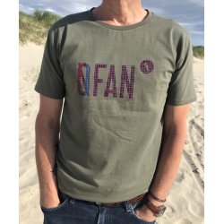 FAN - T-shirt - Logo Mrk Oliven