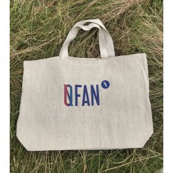 FAN - Stor Strandtaske - kologisk bomuld