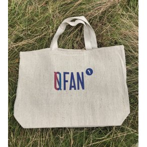 FAN - Stor Strandtaske - kologisk bomuld