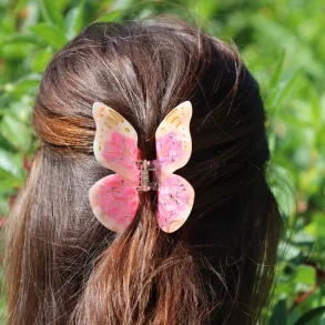 By Str - Hrklemme - Nlde Sommerfugl - Rosa