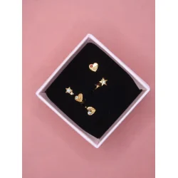 Craft Sisters - rering Heart - 1 stk.