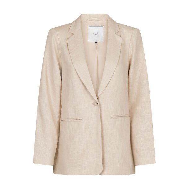 Neo Noir - Blazer - Ivery Linen Blazer - Sand