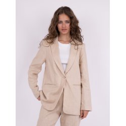 Neo Noir - Blazer - Ivery Linen Blazer - Sand