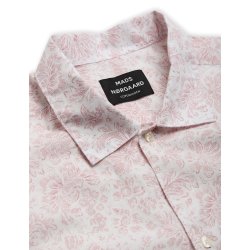 Mads Nrgaard - Skjorte - Japan Sako Shirt - Rosa/Hvid