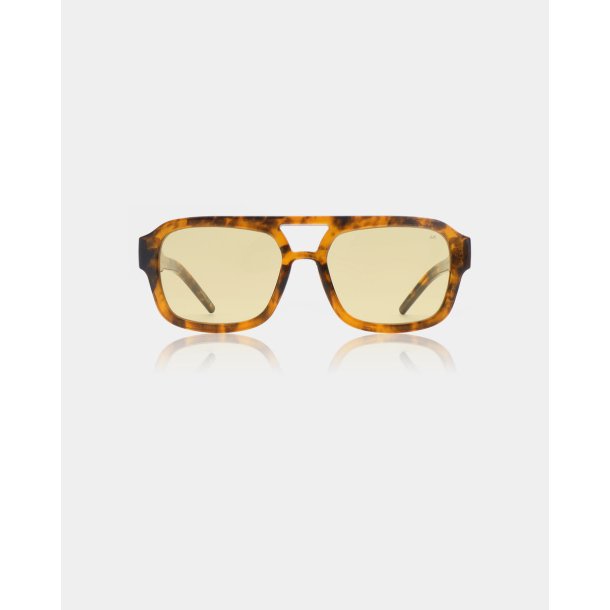 A.Kj�rbede - Solbriller Kaya - Havana - Yellow Lens