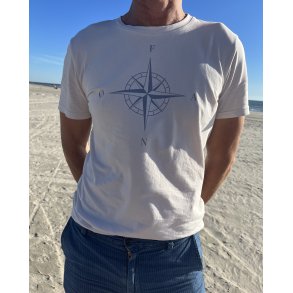 FAN - T-shirt - Kompas Vintage White