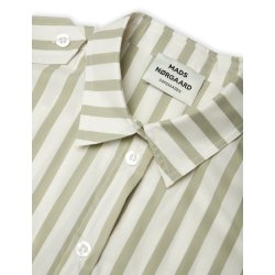 Mads Nrgaard - Skjorte - Organic Poplin Kriz - Elm/White