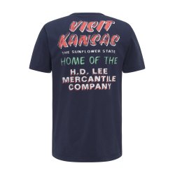 Lee - T-Shirt SS Poster Tee - Navy