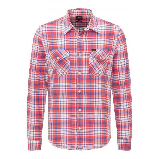 Lee - Skjorte Clean Western Shirt - Aurora Red