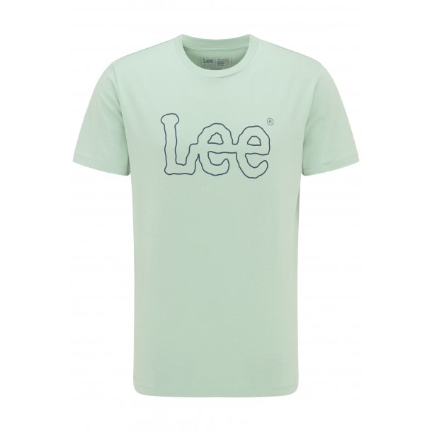  Lee - T-Shirt Wobbly Logo Tee - Granite Green
