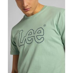  Lee - T-Shirt Wobbly Logo Tee - Granite Green