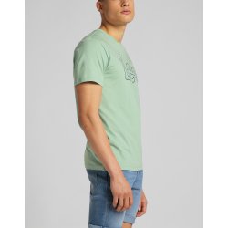  Lee - T-Shirt Wobbly Logo Tee - Granite Green