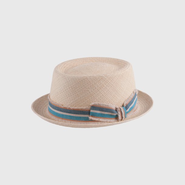 MJM - Leo Panama Hat  - Natural Blue Band