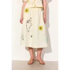 Hunkn - Loretta Skirt - Cream