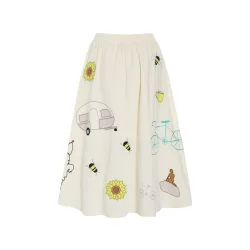 Hunkn - Loretta Skirt - Cream