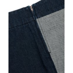 Mads Nrgaard - Nederdel Milk Lunar Block -  Estate Blue/Cloud Dancer