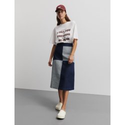 Mads Nrgaard - Nederdel Milk Lunar Block -  Estate Blue/Cloud Dancer