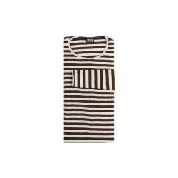Nrgaard Paa Strget - T-shirt 101 Broadway Regular - Brown/Ecru