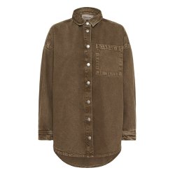 My Essential Wardrobe - Skjorte Malo - Tobacco Brown Washed