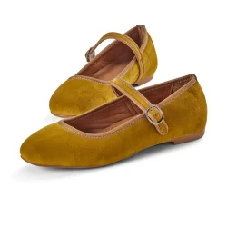 Atone - Mary Jane Ballerina - Mustard
