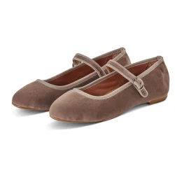 Atone - Mary Jane Ballerina - Taupe